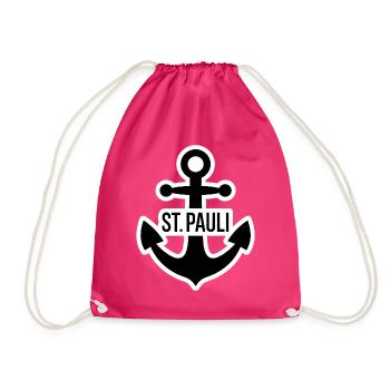 St. Pauli Anker Reeperbahn Kiez - Sac de sport léger - fuchsia - Devant