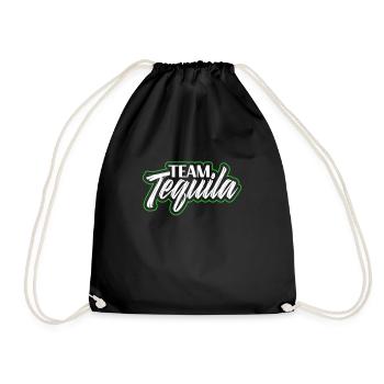 Tequila Sunrise Booze Party Mexico Gift - Drawstring Bag - black - Front