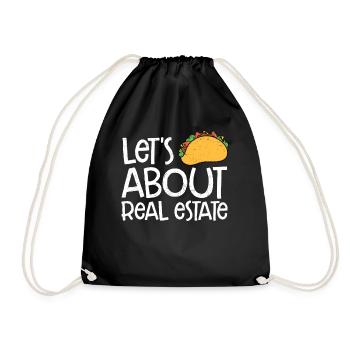 Realtor - Drawstring Bag - black - Front