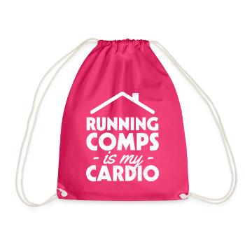 Agent immobilier - Sac de sport léger - fuchsia - Devant