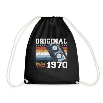 54ème Anniversaire Millésime Septembre 1970 Millésime 70 - Sac de sport léger - noir - Devant