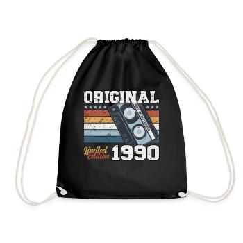 34ème Anniversaire Millésime Septembre 1990 Millésime 90 - Sac de sport léger - noir - Devant