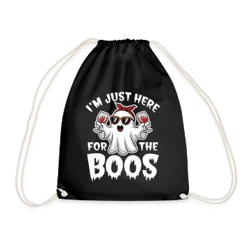 Fantôme d’Halloween, je suis juste là pour les huées - Sac de sport léger - noir - Devant