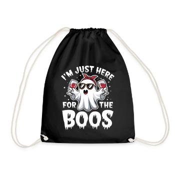 Fantôme d’Halloween, je suis juste là pour les huées - Sac de sport léger - noir - Devant