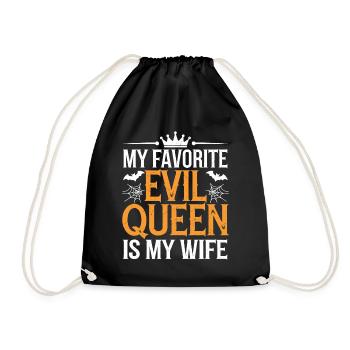 Ma méchante reine préférée est ma femme - Sac de sport léger - noir - Devant