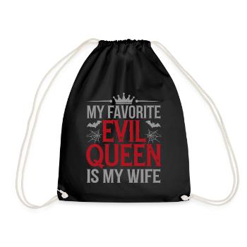 Ma méchante reine préférée est ma femme - Sac de sport léger - noir - Devant