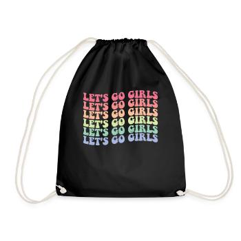 Spinster - Drawstring Bag - black - Front