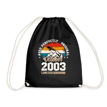 21e anniversaire Original Legend 2003 03 octobre - Sac de sport léger - noir - Devant