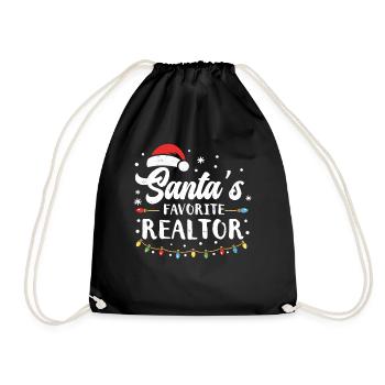 Realtor - Drawstring Bag - black - Front