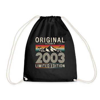 21e anniversaire Original Legend 2003 03 octobre - Sac de sport léger - noir - Devant
