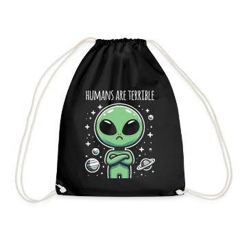 OVNI extraterrestre Galaxie extraterrestre Geschnek - Sac de sport léger - noir - Devant