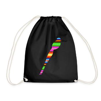 Antigua Barbuda Caribbean Island Holiday Gift - Drawstring Bag - black - Front