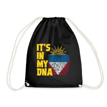 Antigua-Barbuda Île des Caraïbes Cadeau de vacances - Sac de sport léger - noir - Devant