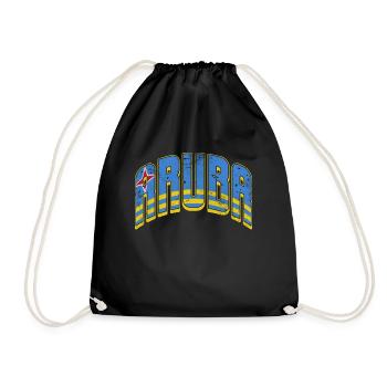 Aruba - Drawstring Bag - black - Front