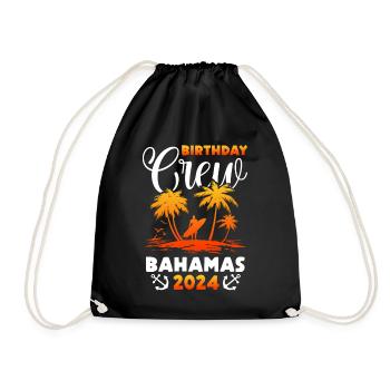 Bahamas Île des Caraïbes Cadeau d’été de l’Atlantique - Sac de sport léger - noir - Devant