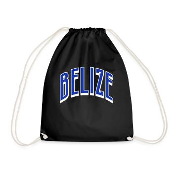 Belize Latino Belizer Belizerin Maya Geschenk - Turnbeutel - Schwarz - Vorne
