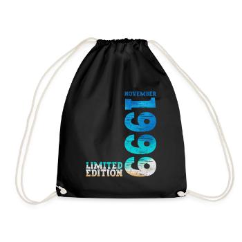 25th Birthday Original November 1999 Volume 99 - Drawstring Bag - black - Front