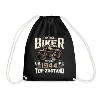 80ème anniversaire Motard Novembre 1944 Motard - Sac de sport léger - noir - Devant