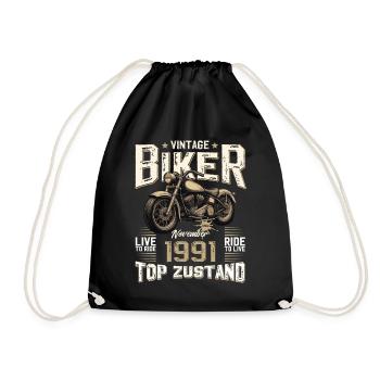 33e anniversaire Motard Novembre 1991 Motard - Sac de sport léger - noir - Devant