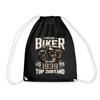 85e anniversaire Motard Novembre 1939 Motard - Sac de sport léger - noir - Devant