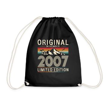 17th Birthday Legend November 2007 Volume 07 - Drawstring Bag - black - Front