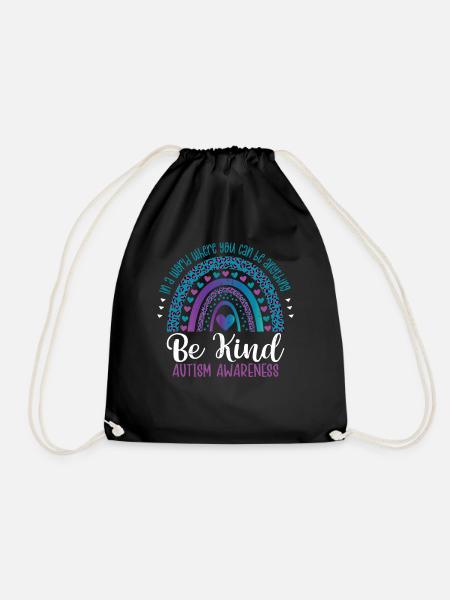 Autisme - Sac de sport léger - noir