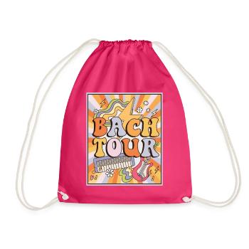 Enterrement de vie de jeune fille de garçon - Sac de sport léger - fuchsia - Devant