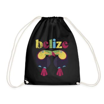 Belize - Turnbeutel - Schwarz - Vorne