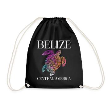 Belize - Turnbeutel - Schwarz - Vorne
