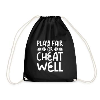 Board Game Board Games Game Night Games Gift - Drawstring Bag - black - Front