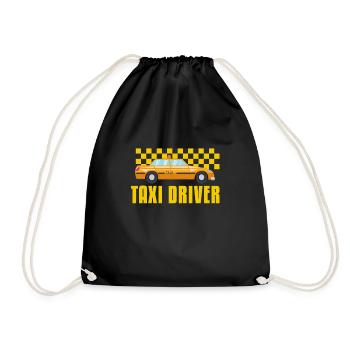 Taxi - Drawstring Bag - black - Front