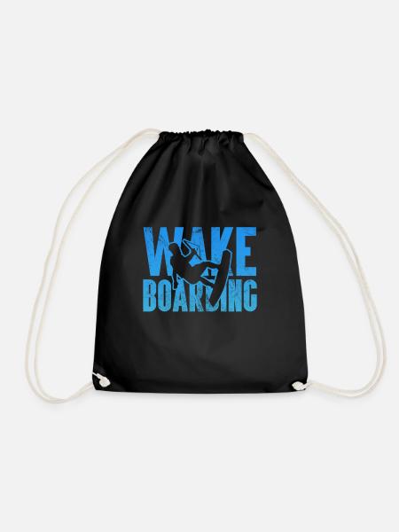 Wakeboard - Turnbeutel - Schwarz