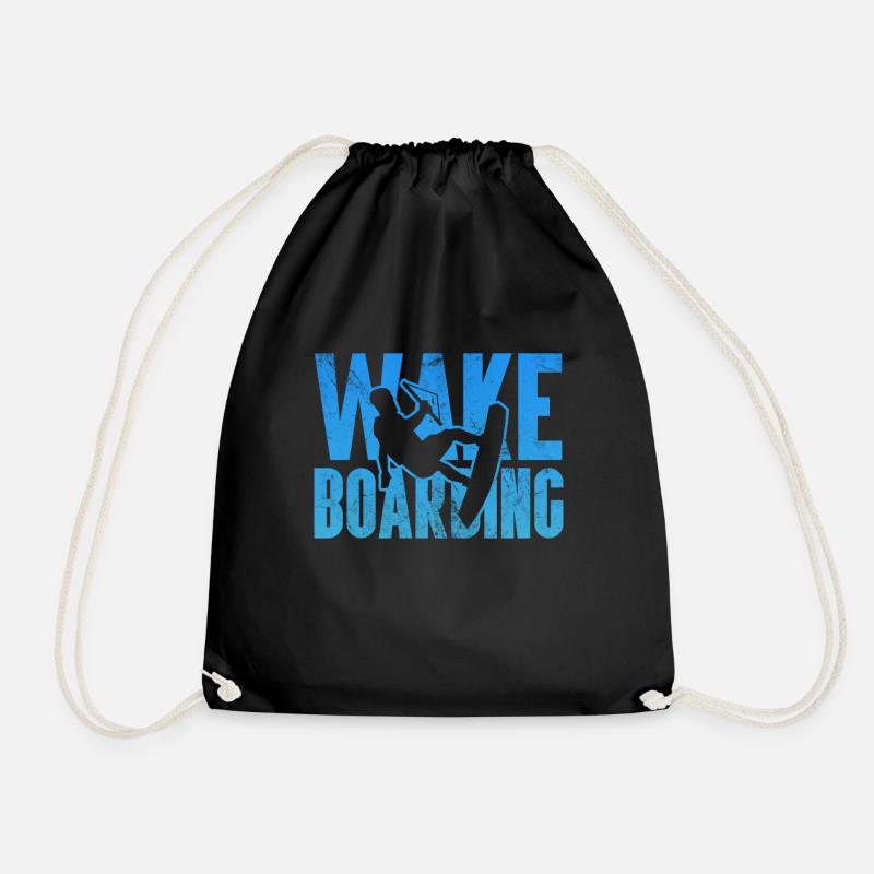 Wakeboard - Turnbeutel - Schwarz