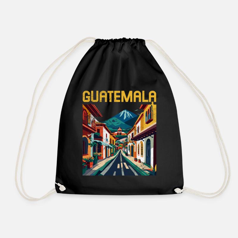 Guatemala - Turnbeutel - Schwarz