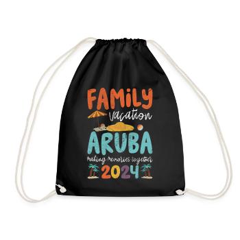 Aruba - Drawstring Bag - black - Front