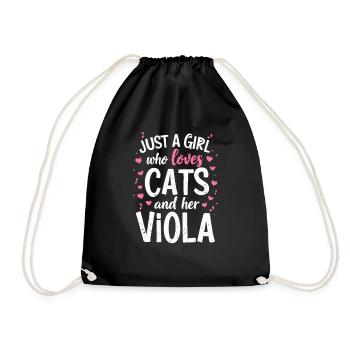 Viola Chat Altiste Chats Amour - Sac de sport léger - noir - Devant
