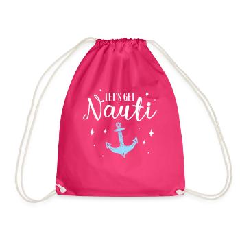 Enterrement de vie de jeune fille de garçon - Sac de sport léger - fuchsia - Devant