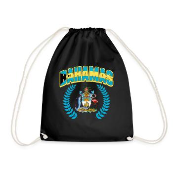 Bahamas Île des Caraïbes Cadeau d’été de l’Atlantique - Sac de sport léger - noir - Devant