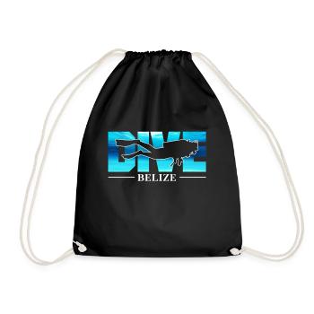 Belize Latino Belizer Belizerin Maya Geschenk - Turnbeutel - Schwarz - Vorne