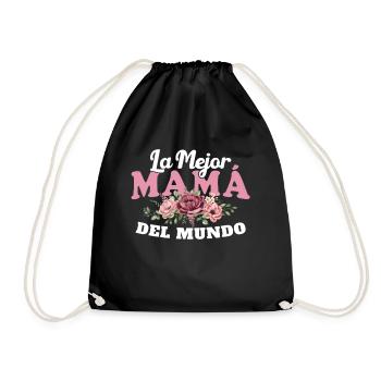 Le meilleur cadeau au monde pour la fête des mères - Sac de sport léger - noir - Devant