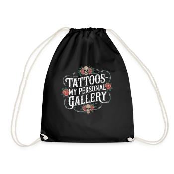 Tattoo Studio Tattoo Artist Tattoo Ideen - Turnbeutel - Schwarz - Vorne