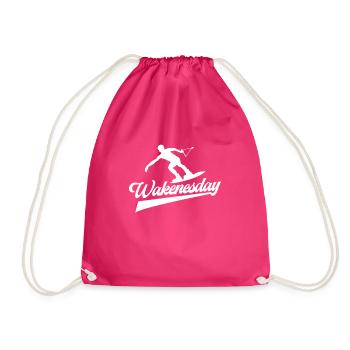 Wakeboard Wakeboarder Wakeboard Cadeau - Sac de sport léger - fuchsia - Devant