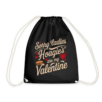 Désolé mesdames Hoagie’s sont ma Saint-Valentin - Sac de sport léger - noir - Devant