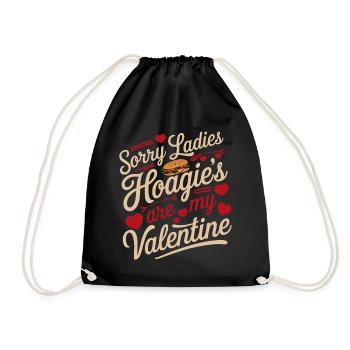 Désolé mesdames Hoagie’s sont ma Saint-Valentin - Sac de sport léger - noir - Devant