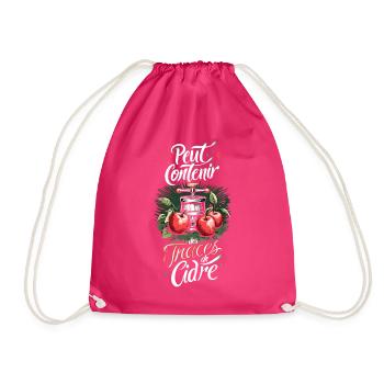 Peut Contenir des Traces de Cidre Cider Fun - Drawstring Bag - fuchsia - Front