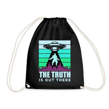 OVNI Bigfoot Yeti Sasquatch - Sac de sport léger - noir - Devant