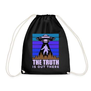 OVNI Bigfoot Yeti Sasquatch - Sac de sport léger - noir - Devant