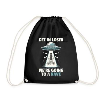 OVNI extraterrestre Galaxie extraterrestre Geschnek - Sac de sport léger - noir - Devant