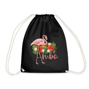 Aruba - Drawstring Bag - black - Front