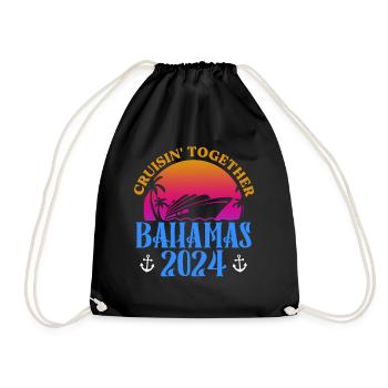 Bahamas Île des Caraïbes Cadeau d’été de l’Atlantique - Sac de sport léger - noir - Devant